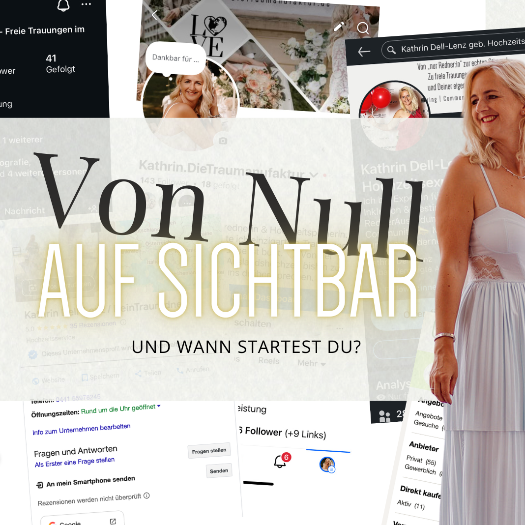 Von null auf sichtbar